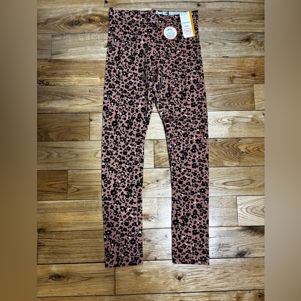 Wonder Nation Girls Leopard Print Leggings Size 10/12
